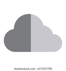 cloud computing isolated icon