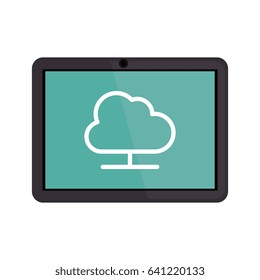 cloud computing isolated icon