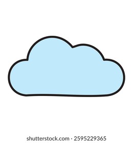 Cloud computing isolated icon vector illustration design
