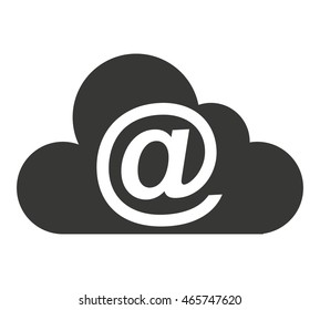 cloud computing isolated icon vector illustration design