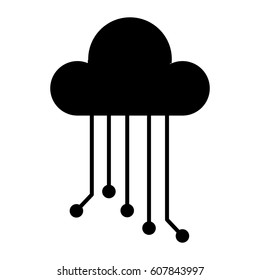 cloud computing isolated icon vector illustration design