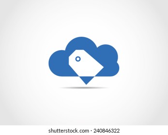 Cloud Computing Label Tag