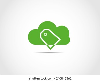 Cloud Computing Label Tag