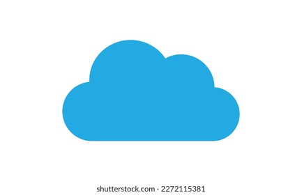 Cloud computing logo design vector