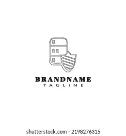 cloud computing logo icon design template black modern isolated vector illustration