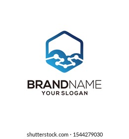 Cloud computing logo vector designs template art for your company