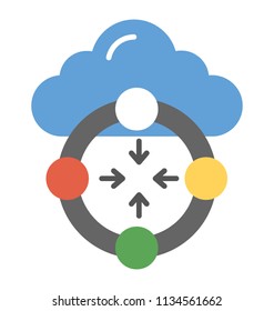 
Cloud computing network diagram 
