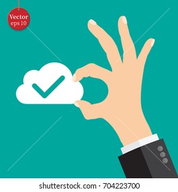 cloud computing OK sign