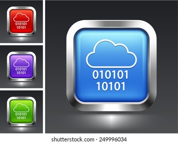 Cloud Computing on Color Square Buttons
