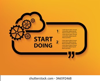 
Cloud computing Quotation Mark Speech Bubble,design