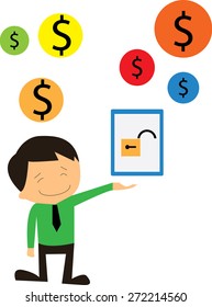 Cloud computing security concept technology 