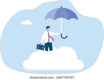 cloud computing security to protect data or information for remote work, data security technology for company server computers,

