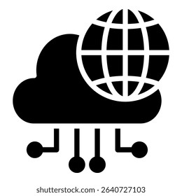 Cloud Computing Simple Vector Icon Collection