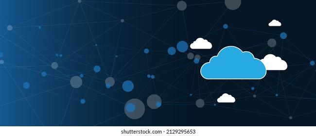 Cloud computing storage technology background cloud technology digital data services innovation concept
