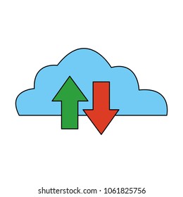 Cloud computing symbol