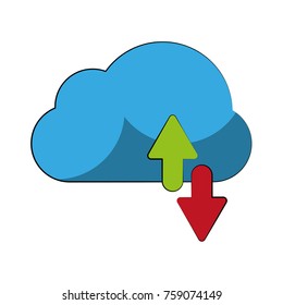 Cloud computing symbol