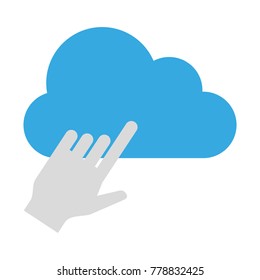 Cloud computing symbol
