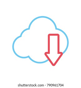 Cloud computing symbol