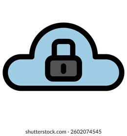 Cloud computing symbol - Cloud computing, cloud infrastructure, technology and network icon.