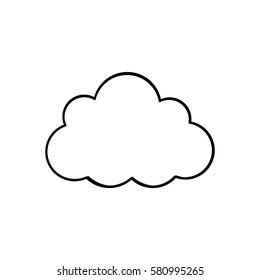 Cloud computing technology icon vector illustration graphic design