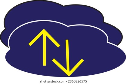 Cloud Computing - thin line vector icon set. Pixel perfect. Editable stroke. The set contains icons: Cloud Computing, Data Analyzing, Data Center, Internet of Things