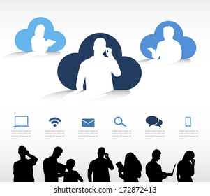 Cloud Computing Vector