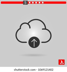 cloud computing vector icon