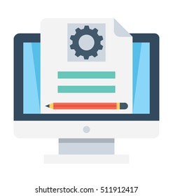 Cloud Computing Vector Icon