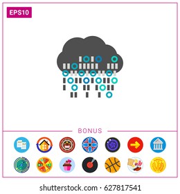 Cloud Computing Vector Icon