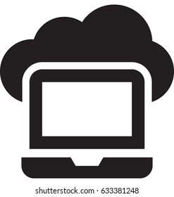 Cloud Computing Vector Icon 