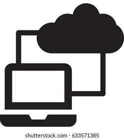 Cloud Computing Vector Icon 