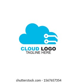 cloud computing vector icon design template
