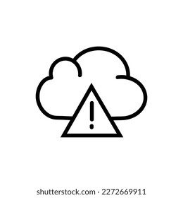 Cloud Computing Vector Icon.  isolated on white Background.