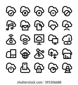 Cloud Computing Vector Icons 1
