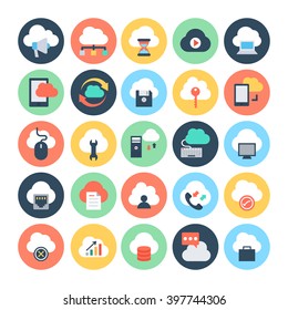 Cloud Computing Vector Icons 2