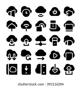 Cloud Computing Vector Icons 4
