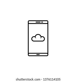 Cloud computing. Vector illustration.