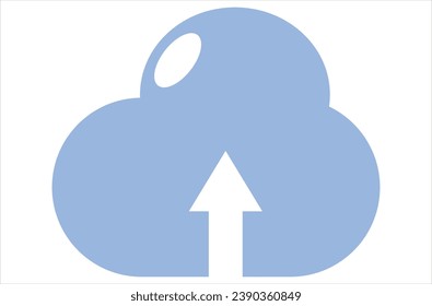 cloud computing vector thin flat icon,cloud connection icon vector illustration design. isolated on white background,upload