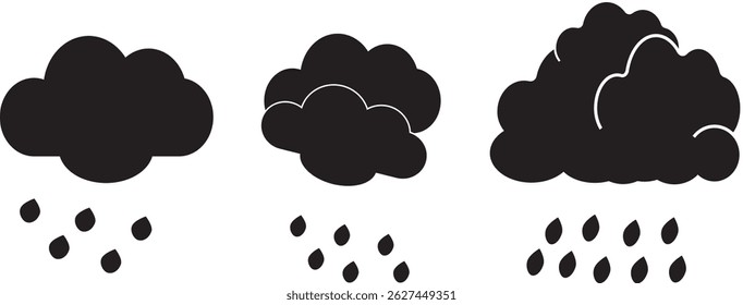 Cloud computing web icon set. cloud computing vector icon . isolated, transparent. Cloud shapes collection vactor, cloud sign and symbol illustration,
