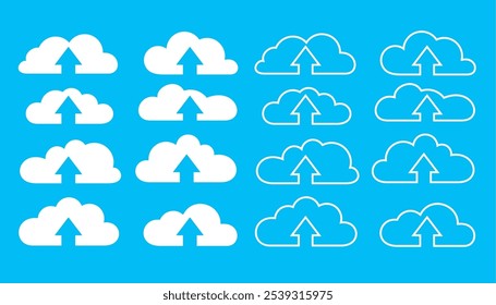 plano de fundo de rede da web de computação em nuvem para vetor de comunicação global
