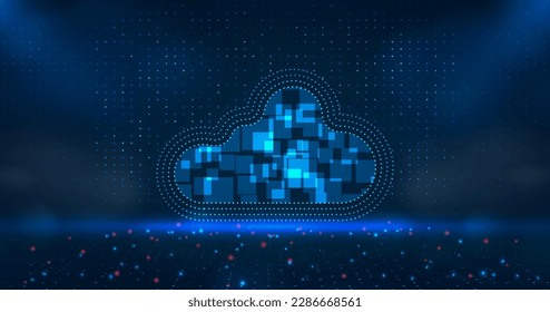 cloud computing,cloud symbol vector illustration, 2D cloud, 3D cloud, multi-cloud work connected data.