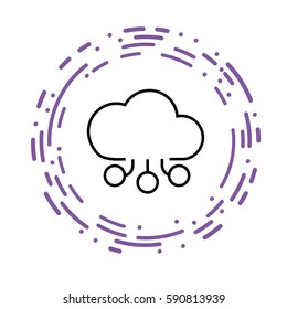 Cloud with connected channels or users