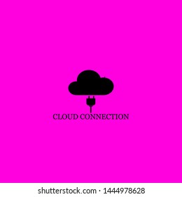 cloud connection icon sign signifier vector