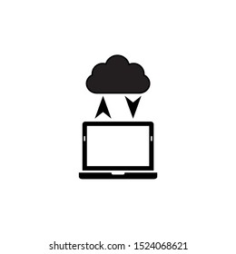 cloud connection icon. smart devices icon