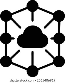 Cloud Connectivity and Network Connection Icon Set - Stock Vector Illustration.cloud connectivity and network connection icon set. Perfect for tech, IT, and cloud computing projects.