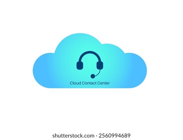 Cloud Contact Center Automation. Scheme with AI, chatbots and workflow optimization. Enhance customer support, streamline processes, reduce response time. Modern business concept vector illustration