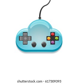 Cloud Control Game Idea Symbol Vector