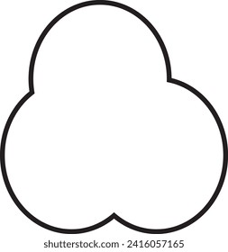 THE CLOUD OR COUPON OR DIAGRAM EPS ICON 