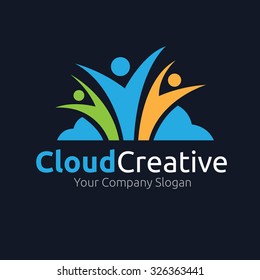 Cloud Creative,Cloud Logo,Vector Logo Template