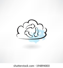 cloud cycle icon
